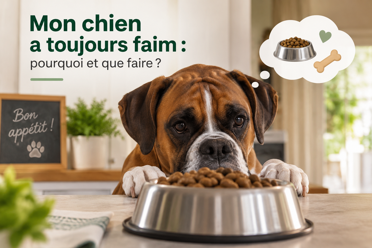 Chien qui a toujours faim : causes et solutions