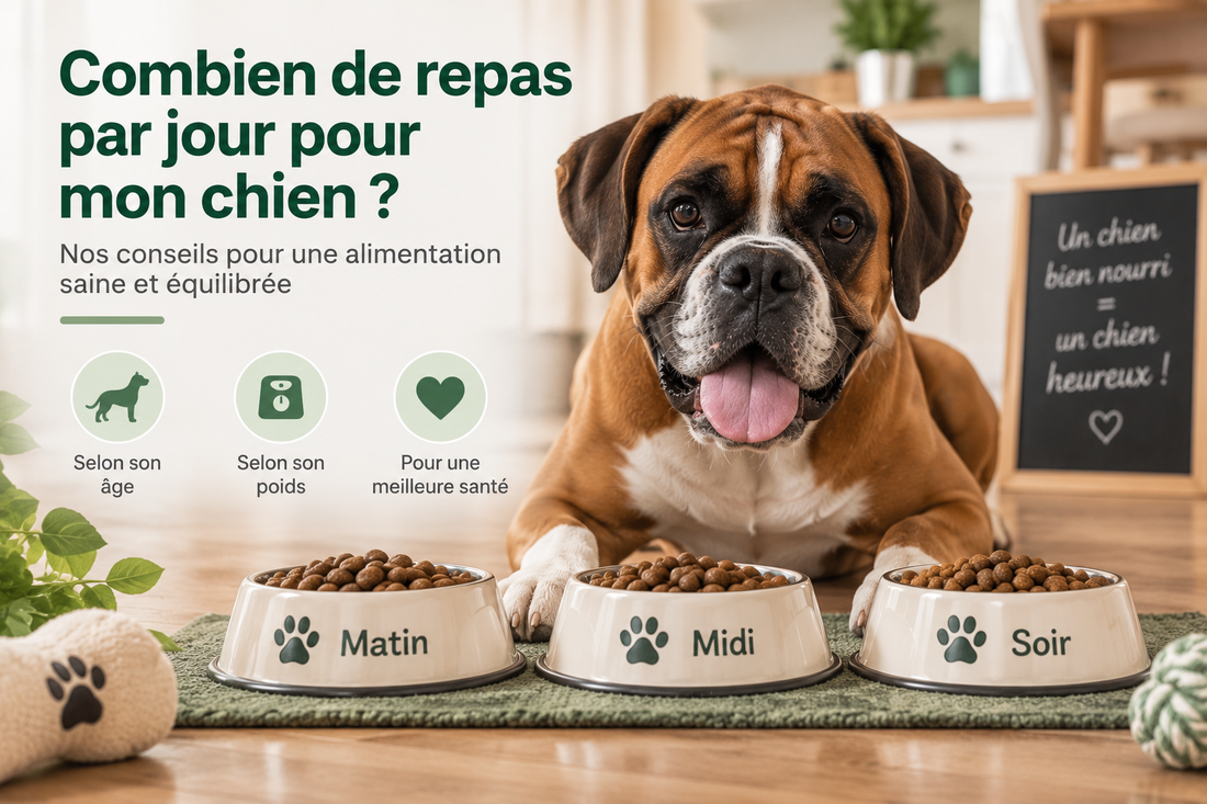Combien de repas par jour pour un chien adulte ?