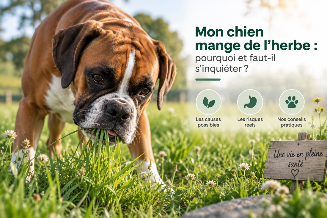 Chien qui mange de l’herbe : digestion ou alerte ?