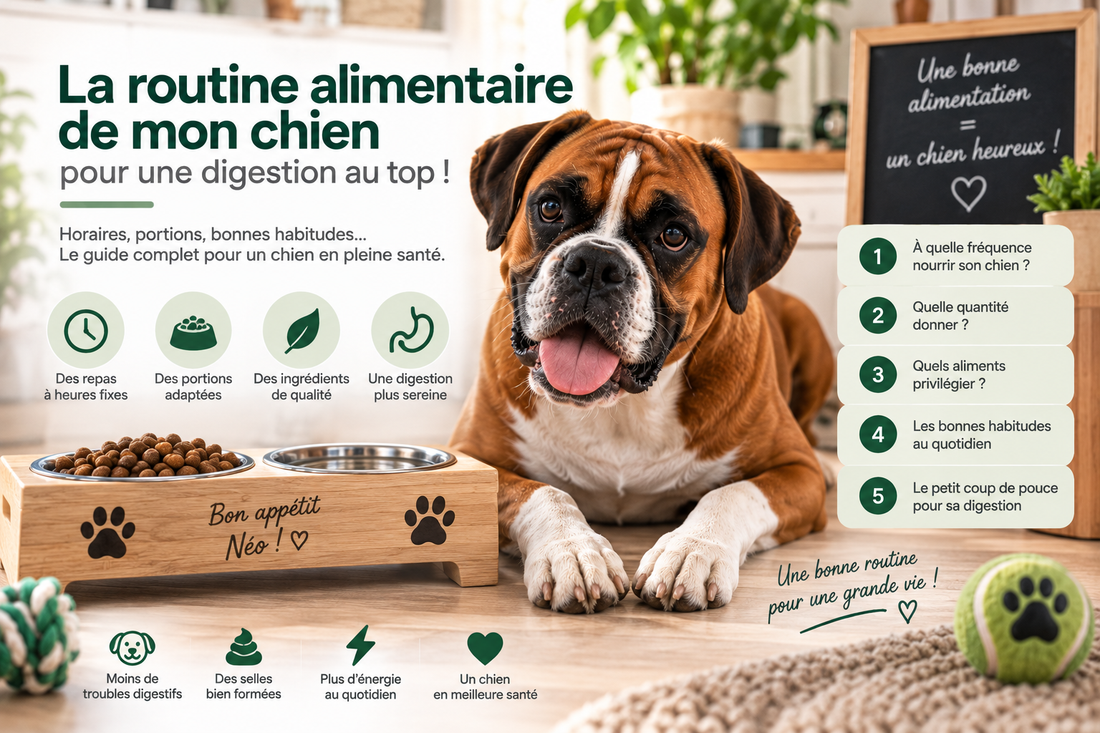 La routine alimentaire du chien : 7 habitudes pour un bon confort digestif