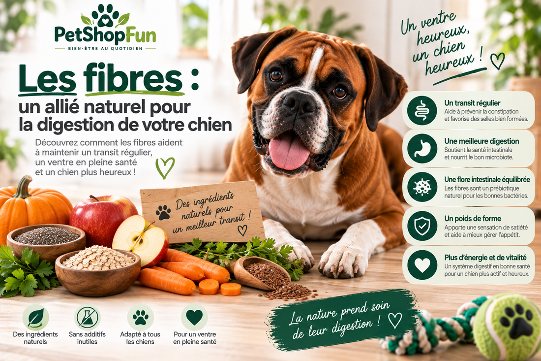 Fibres pour chien : quel rôle pour sa digestion ?